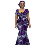 Buy Elegant African Dress – Women’s Printed V-Neck Office, Party & Evening Occasion Dress for only $73.76 at Flexi Africa!