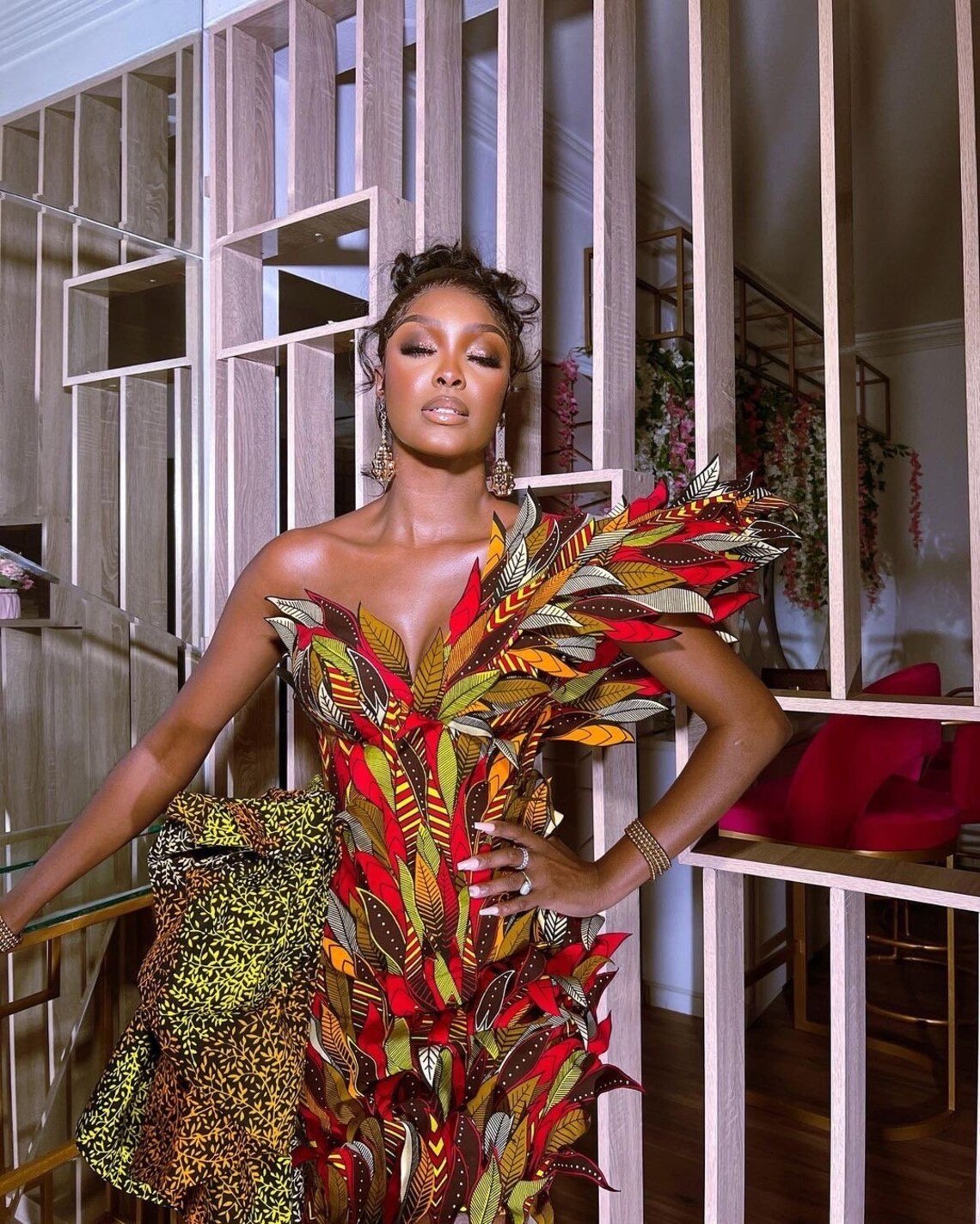 African Elegance: Ankara Mermaid Gown, Prom Dress, and Tailored Attire for Unforgettable Moments - Flexi Africa