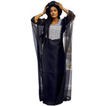 African Embroidered Floor - Length Dress – Plus Size Women’s Elegant Style - Free Delivery Worldwide only at Flexi Africa