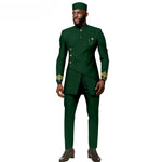 Buy African Ethnic New Men's Casual Suit - Refined and Fitted Style for only $157.30 at Flexi Africa!