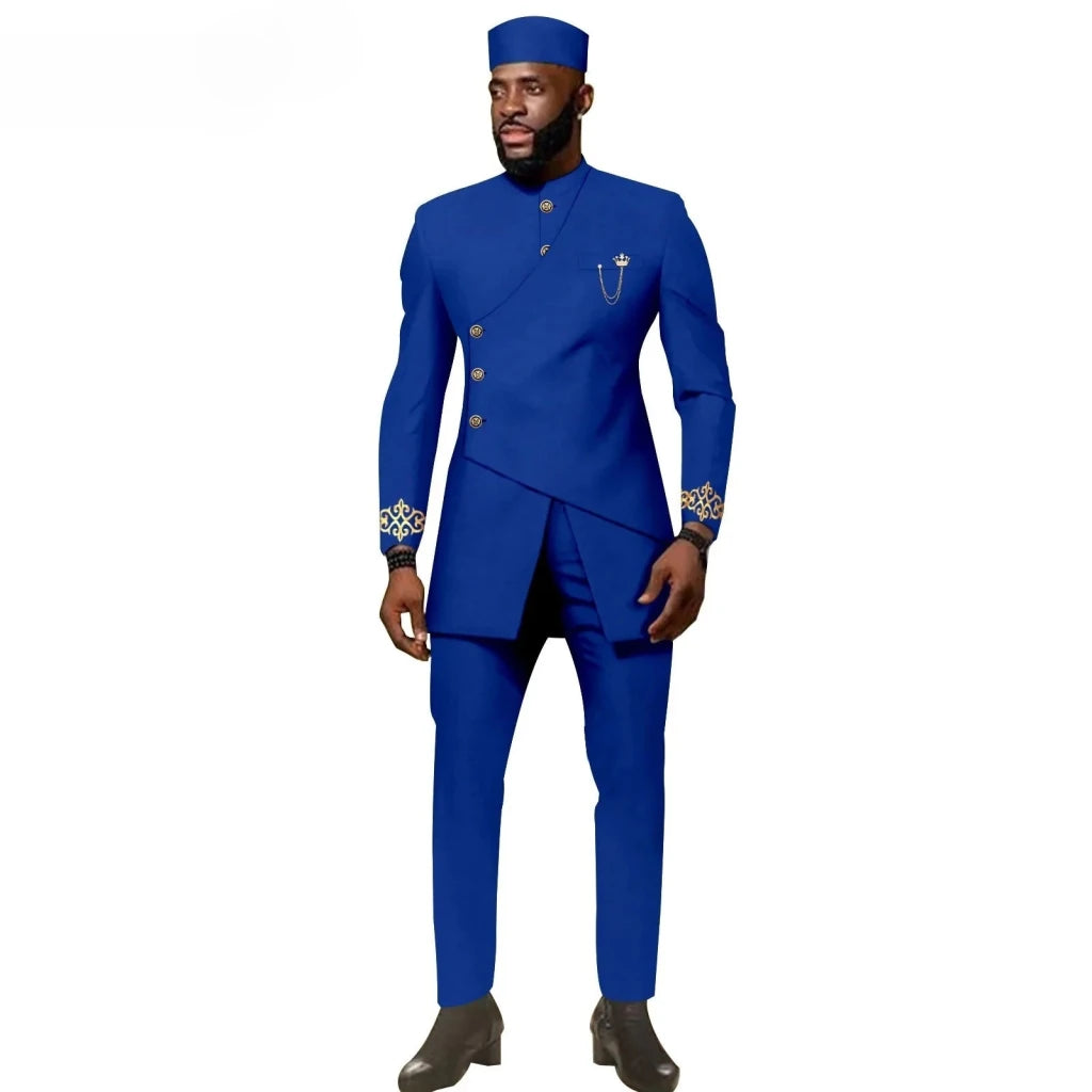 Buy African Ethnic New Men's Casual Suit - Refined and Fitted Style for only $157.30 at Flexi Africa!