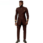 Buy African Ethnic New Men's Casual Suit - Refined and Fitted Style for only $157.30 at Flexi Africa!