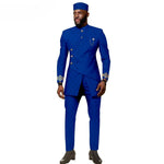 Buy African Ethnic New Men's Casual Suit - Refined and Fitted Style for only $157.30 at Flexi Africa!
