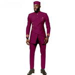 Buy African Ethnic New Men's Casual Suit - Refined and Fitted Style for only $157.30 at Flexi Africa!