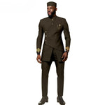Buy African Ethnic New Men's Casual Suit - Refined and Fitted Style for only $157.30 at Flexi Africa!