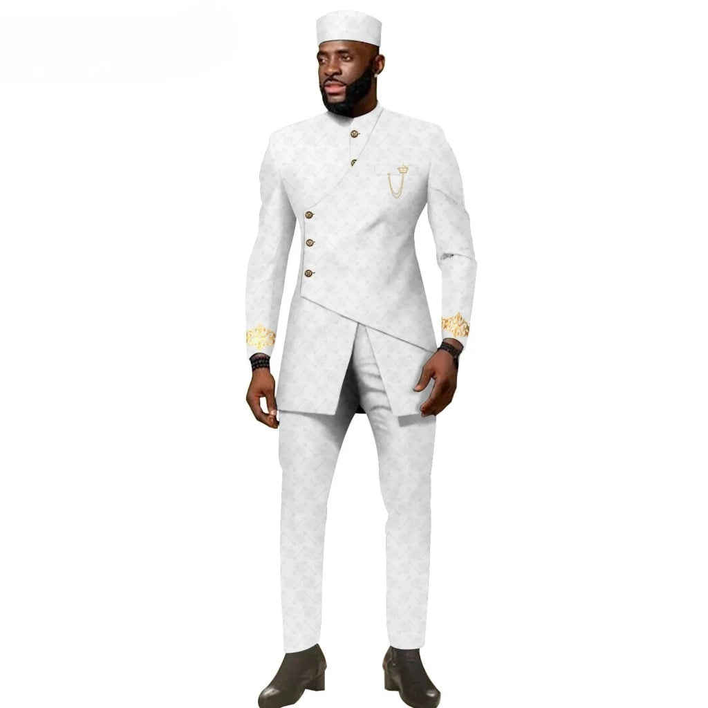 Buy African Ethnic New Men's Casual Suit - Refined and Fitted Style for only $157.30 at Flexi Africa!