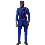African Ethnic New Style Men's Suit - Elegant and Fitted Design - Fashionable Men's Clothing - Free Delivery Worldwide