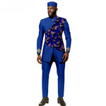 African Ethnic New Style Men's Suit - Elegant and Fitted Design - Fashionable Men's Clothing - Free Delivery Worldwide