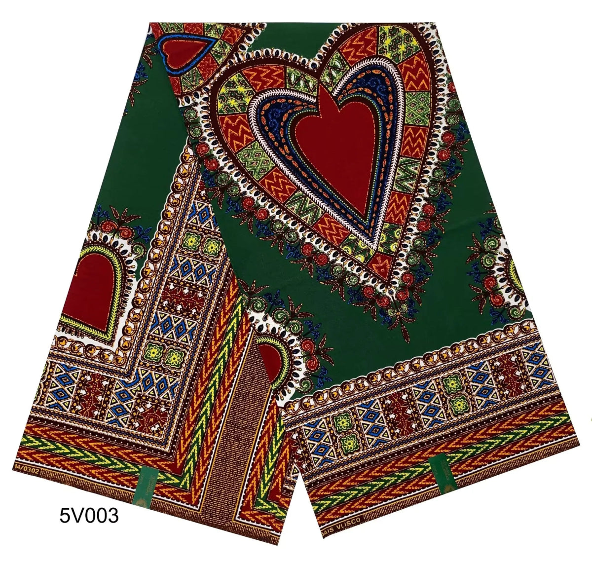 African Fabrics Wax 100% Cotton Wax Prints Good Quality Wax Loincloth For Women Dress 6 Yards - Free Delivery Worldwide only at Flexi Africa