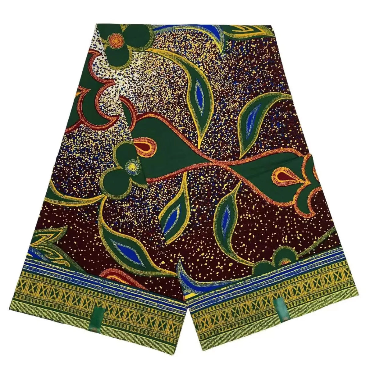 African Fabrics Wax 100% Cotton Wax Prints Good Quality Wax Loincloth For Women Dress 6 Yards