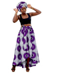 African Family Matching Outfits – Mother & Daughter Ankara Dress and Skirt Set with Headbands - Free Delivery Worldwide only at Flexi Africa