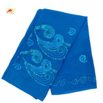 African Fashion Muslim Scarf Turban for Women – Medium Size Sequin Embroidered Chiffon Islamic Hijab Pashmina for Ramadan - Free Delivery Worldwide only at Flexi Africa