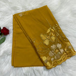 African Fashion Muslim Scarf Turban for Women – Medium Size Sequin Embroidered Chiffon Islamic Hijab Pashmina for Ramadan - Free Delivery Worldwide only at Flexi Africa