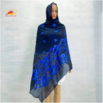 African Fashion Muslim Scarf Turban for Women – Medium Size Sequin Embroidered Chiffon Islamic Hijab Pashmina for Ramadan - Free Delivery Worldwide only at Flexi Africa