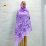 African Fashion Muslim Scarf Turban for Women – Medium Size Sequin Embroidered Chiffon Islamic Hijab Pashmina for Ramadan - Free Delivery Worldwide only at Flexi Africa