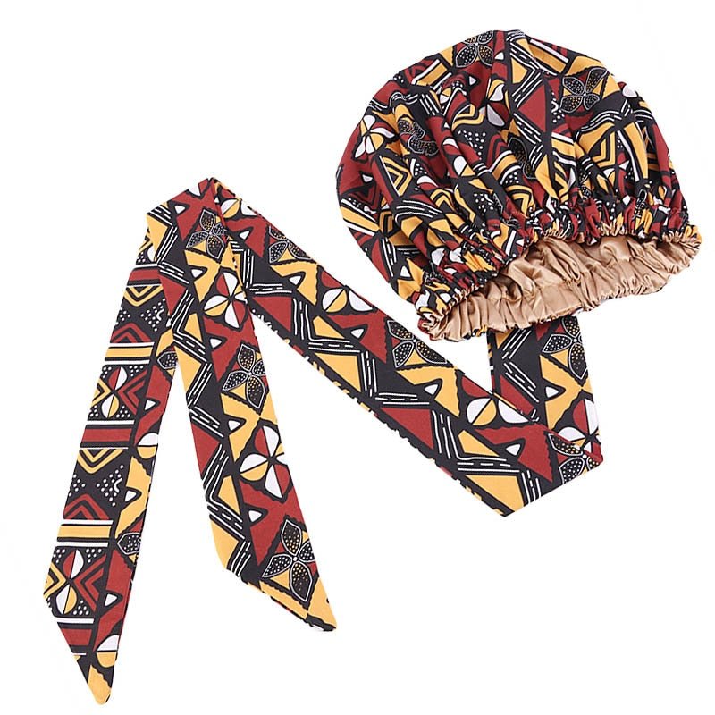 African Headwrap In Women Hair Accessories Scarf Wrapped Head Ladies Scarf Hat - Flexi Africa - Free Delivery Worldwide