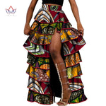 African High - Waist Cupcake Skirt – Bazin Riche Summer Statement Skirt for Women - Free Delivery Worldwide only at Flexi Africa