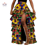 African High - Waist Cupcake Skirt – Bazin Riche Summer Statement Skirt for Women - Free Delivery Worldwide only at Flexi Africa