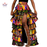 African High - Waist Cupcake Skirt – Bazin Riche Summer Statement Skirt for Women - Free Delivery Worldwide only at Flexi Africa