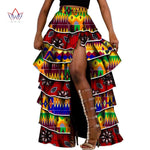 African High - Waist Cupcake Skirt – Bazin Riche Summer Statement Skirt for Women - Free Delivery Worldwide only at Flexi Africa