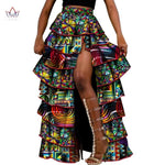 African High - Waist Cupcake Skirt – Bazin Riche Summer Statement Skirt for Women - Free Delivery Worldwide only at Flexi Africa