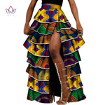 African High - Waist Cupcake Skirt – Bazin Riche Summer Statement Skirt for Women - Free Delivery Worldwide only at Flexi Africa