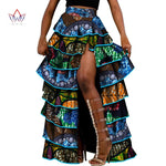 African High - Waist Cupcake Skirt – Bazin Riche Summer Statement Skirt for Women - Free Delivery Worldwide only at Flexi Africa