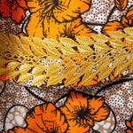 African-Inspired Maxi Dress with Cape & Headscarf - Free Delivery Worldwide only at Flexi Africa