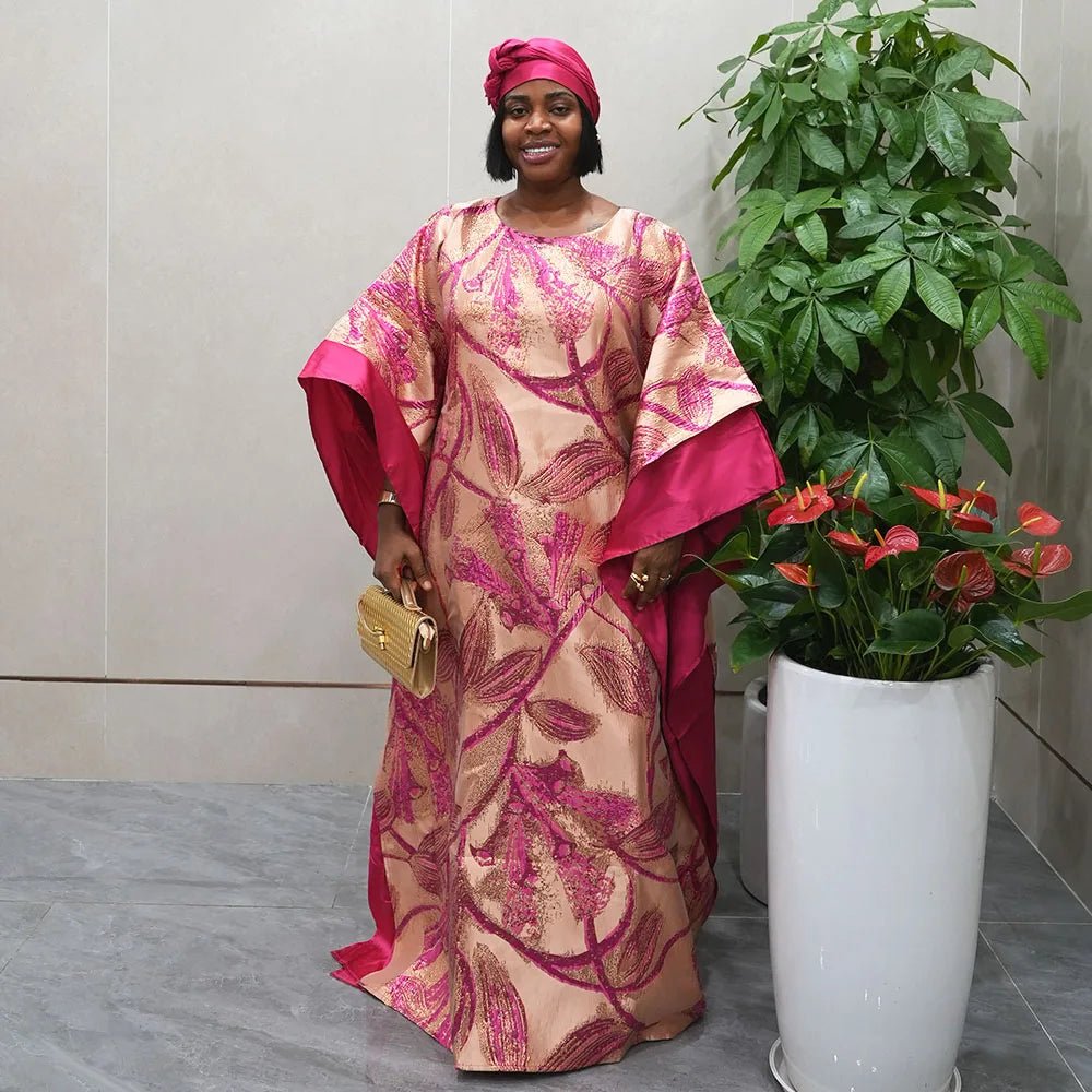 African Luxury Mother of Bride Evening Dress - Free Delivery Worldwide only at Flexi Africa
