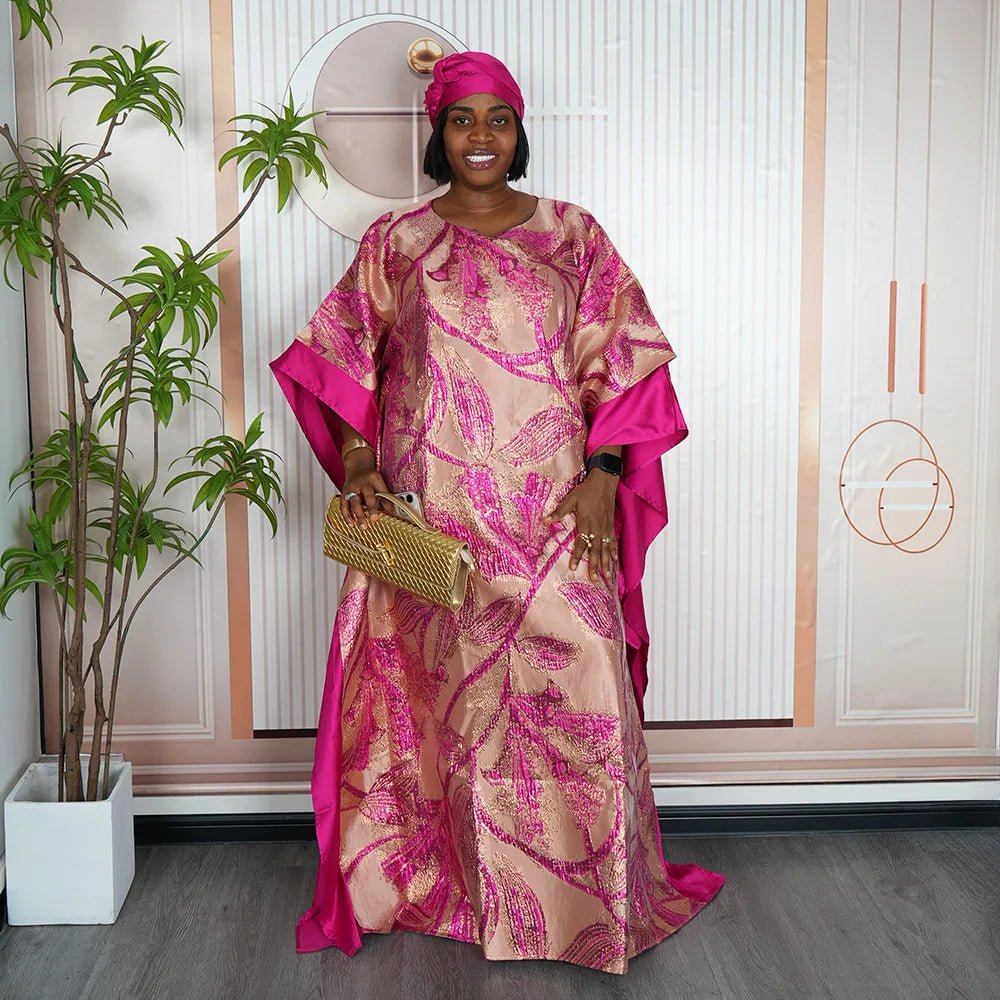 African Luxury Mother of Bride Evening Dress - Free Delivery Worldwide only at Flexi Africa