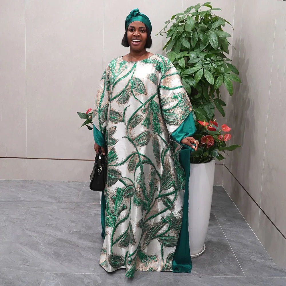 African Luxury Mother of Bride Evening Dress - Free Delivery Worldwide only at Flexi Africa