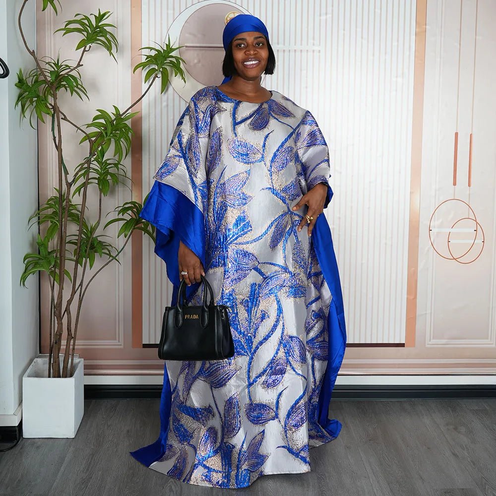 African Luxury Mother of Bride Evening Dress - Free Delivery Worldwide only at Flexi Africa