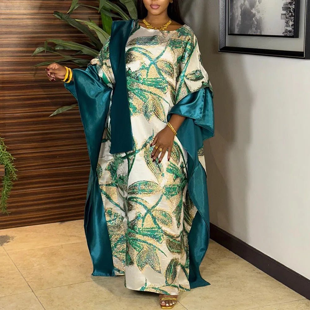 African Luxury Mother of Bride Evening Dress - Free Delivery Worldwide only at Flexi Africa