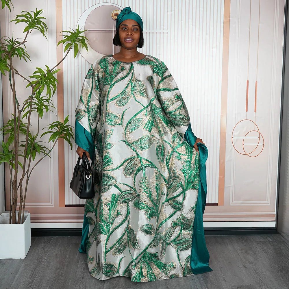African Luxury Mother of Bride Evening Dress - Free Delivery Worldwide only at Flexi Africa