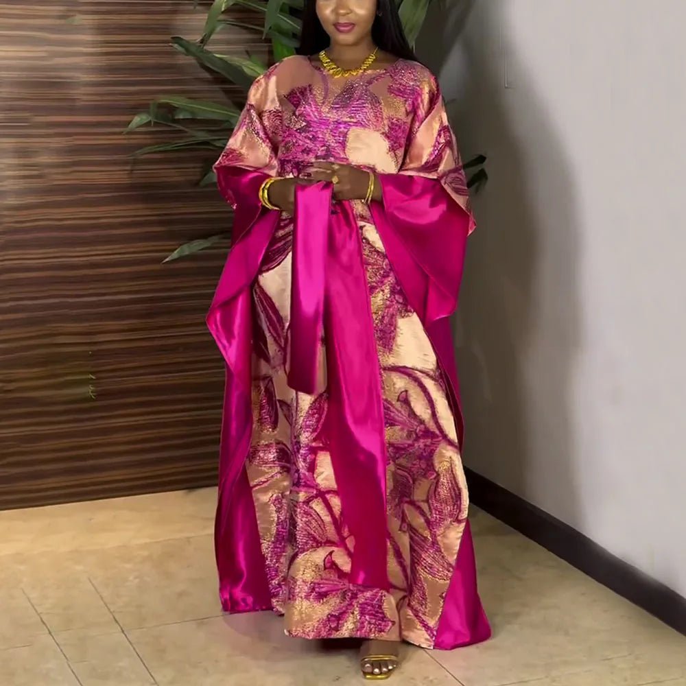 African Luxury Mother of Bride Evening Dress - Free Delivery Worldwide only at Flexi Africa