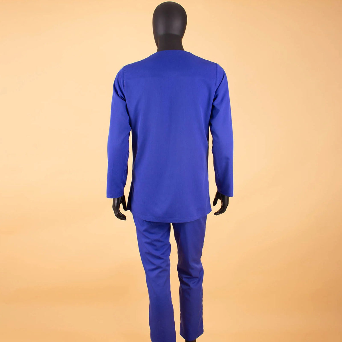 African Men Clothing Zip Blazer and Ankara Pants 2 Piece Set Dashiki Attire Plus Size Outfits with Chain Bazin Riche A2216033 - Free Delivery Worldwide only at Flexi Africa