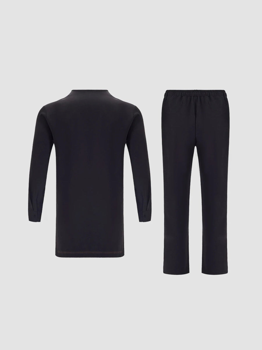 African Men Traditional Outfit Nigeria Africa Luxury Fashion Clothes Men'S T-Shirt Polo Shirts 2 Piece Sets - Free Delivery Worldwide only at Flexi Africa