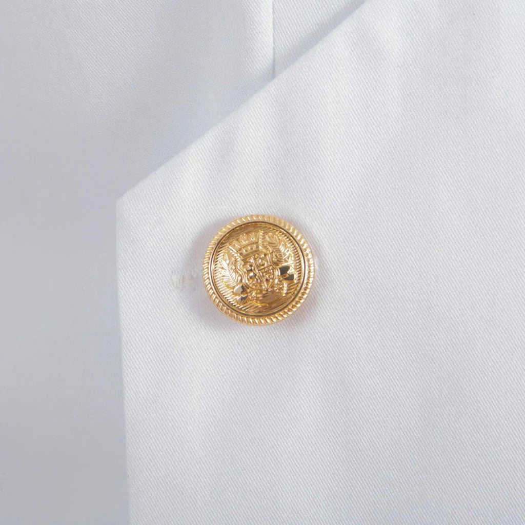 African Men’s Slim - Fit Suit Set – Double - Breasted Embroidered Blazer & Matching Trousers, Full - Sleeve Formal Business Attire - Free Delivery Worldwide only at Flexi Africa