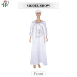 Step into timeless elegance with this African Men’s White 3PC Bazin Riche Outfit, a refined traditional clothing set designed