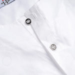 Step into timeless elegance with this African Men’s White 3PC Bazin Riche Outfit, a refined traditional clothing set designed