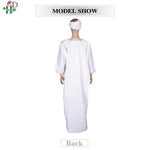 Step into timeless elegance with this African Men’s White 3PC Bazin Riche Outfit, a refined traditional clothing set designed