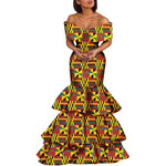 African Print Dress for Women – Elegant Dashiki Party & Wedding Outfit - Free Delivery Worldwide only at Flexi Africa