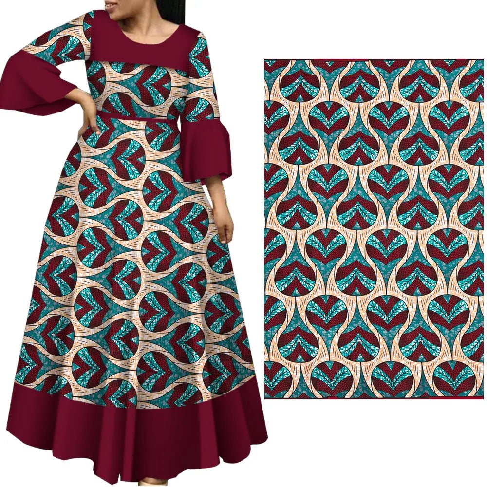 African Print Fabric, Traditional Ankara Clothing Fabric - Free Delivery Worldwide only at Flexi Africa