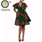 African Print Plus Size Dashiki Dress for Women – Ankara Wax Fabric Bazin Riche Party Dress - Free Delivery Worldwide only at Flexi Africa