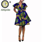 African Print Plus Size Dashiki Dress for Women – Ankara Wax Fabric Bazin Riche Party Dress - Free Delivery Worldwide only at Flexi Africa