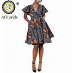 African Print Plus Size Dashiki Dress for Women – Ankara Wax Fabric Bazin Riche Party Dress - Free Delivery Worldwide only at Flexi Africa