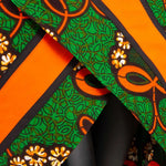 African Print Sleeveless O-Neck Midi Cotton Dress for Women - Free Delivery Worldwide only at Flexi Africa