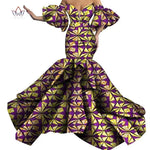 African Print Strapless Maxi Dress - Free Delivery Worldwide only at Flexi Africa