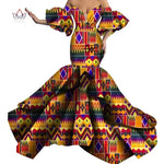 African Print Strapless Maxi Dress - Free Delivery Worldwide only at Flexi Africa