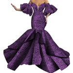 African Print Strapless Maxi Dress - Free Delivery Worldwide only at Flexi Africa